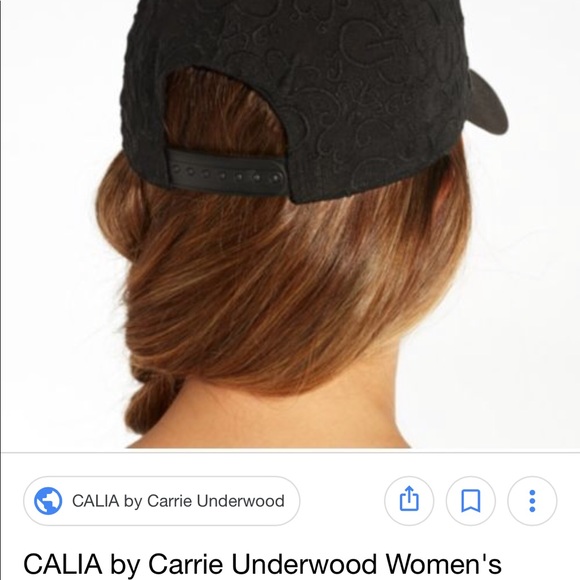 Calia scroll embroidery cap black limited edition - Picture 3 of 7